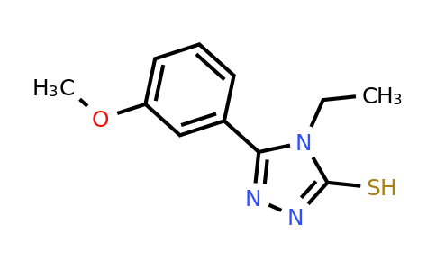 CAS 727717-92-2 | 4-ethyl-5-(3-methoxyphenyl)-4H-1,2,4-triazole-3-thiol
