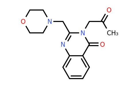 CAS 727718-03-8 | 2-[(morpholin-4-yl)methyl]-3-(2-oxopropyl)-3,4-dihydroquinazolin-4-one