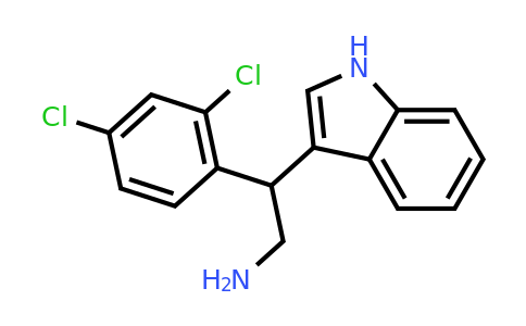 CAS 727718-50-5 | 2-(2,4-dichlorophenyl)-2-(1H-indol-3-yl)ethan-1-amine