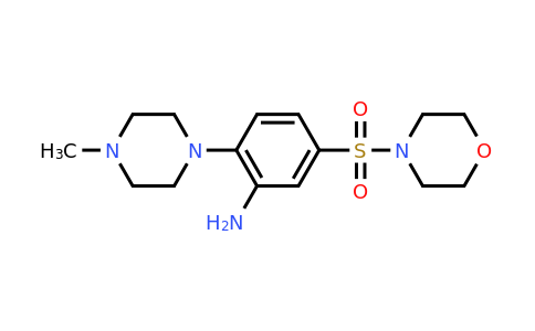 CAS 727982-67-4 | 2-(4-methylpiperazin-1-yl)-5-(morpholine-4-sulfonyl)aniline