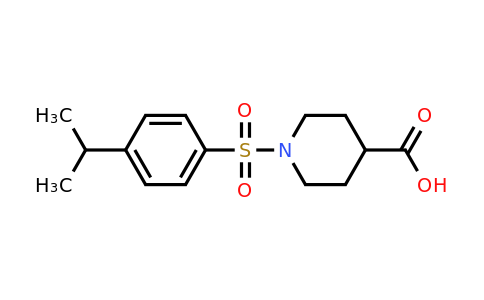 CAS 727983-30-4 | 1-[4-(propan-2-yl)benzenesulfonyl]piperidine-4-carboxylic acid