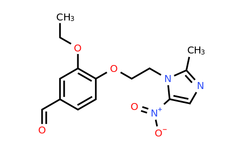 CAS 727983-34-8 | 3-ethoxy-4-[2-(2-methyl-5-nitro-1H-imidazol-1-yl)ethoxy]benzaldehyde
