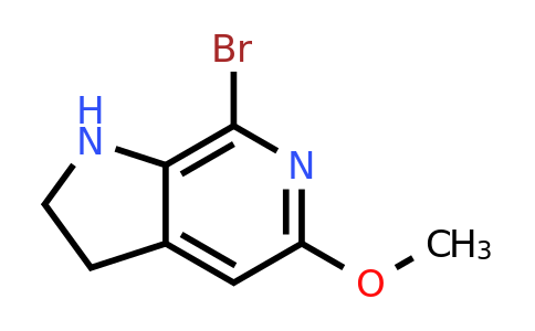 CAS 727993-75-1 | 7-bromo-5-methoxy-1H,2H,3H-pyrrolo[2,3-c]pyridine