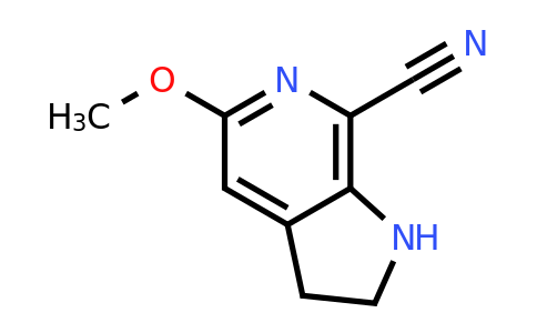 CAS 727993-76-2 | 5-methoxy-1H,2H,3H-pyrrolo[2,3-c]pyridine-7-carbonitrile