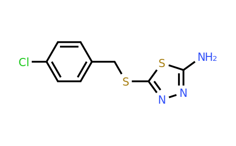 CAS 72836-33-0 | 5-{[(4-chlorophenyl)methyl]sulfanyl}-1,3,4-thiadiazol-2-amine