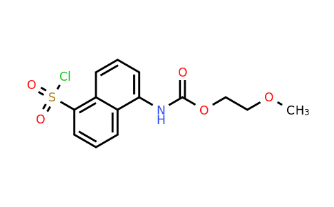 CAS 728864-82-2 | 2-Methoxyethyl (5-(chlorosulfonyl)naphthalen-1-yl)carbamate