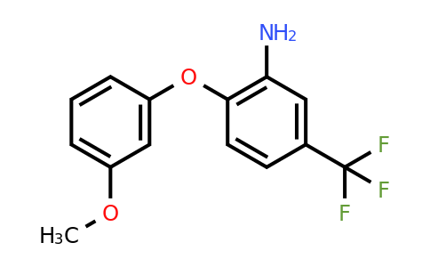 CAS 728907-96-8 | 2-(3-Methoxyphenoxy)-5-(trifluoromethyl)aniline