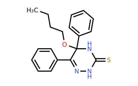 CAS 728907-99-1 | 5-butoxy-5,6-diphenyl-2,3,4,5-tetrahydro-1,2,4-triazine-3-thione