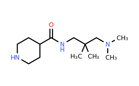 CAS 728932-41-0 | N-[3-(Dimethylamino)-2,2-dimethylpropyl]piperidine-4-carboxamide