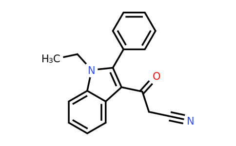 CAS 729561-84-6 | 3-(1-ethyl-2-phenyl-1H-indol-3-yl)-3-oxopropanenitrile