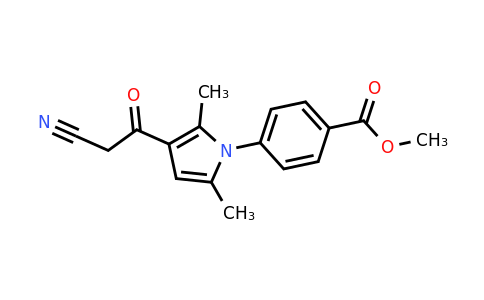 CAS 729578-83-0 | methyl 4-[3-(2-cyanoacetyl)-2,5-dimethyl-1H-pyrrol-1-yl]benzoate
