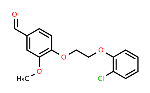 CAS 729582-29-0 | 4-[2-(2-chlorophenoxy)ethoxy]-3-methoxybenzaldehyde