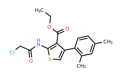CAS 730949-64-1 | ethyl 2-(2-chloroacetamido)-4-(2,4-dimethylphenyl)thiophene-3-carboxylate