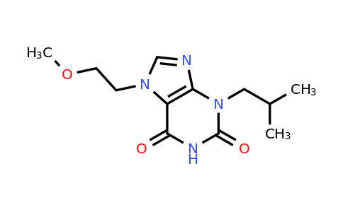 CAS 730949-82-3 | 7-(2-methoxyethyl)-3-(2-methylpropyl)-2,3,6,7-tetrahydro-1H-purine-2,6-dione