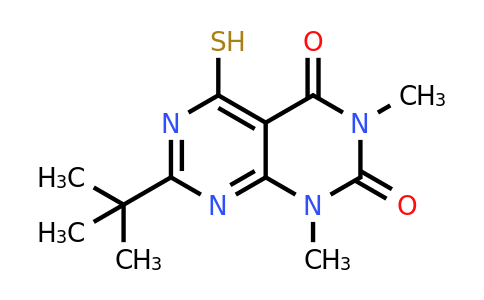 CAS 730949-90-3 | 7-tert-butyl-1,3-dimethyl-5-sulfanyl-1H,2H,3H,4H-[1,3]diazino[4,5-d]pyrimidine-2,4-dione