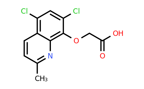 CAS 730950-02-4 | 2-[(5,7-dichloro-2-methylquinolin-8-yl)oxy]acetic acid