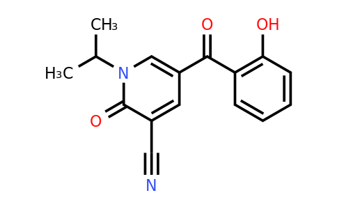 CAS 730950-26-2 | 5-(2-hydroxybenzoyl)-2-oxo-1-(propan-2-yl)-1,2-dihydropyridine-3-carbonitrile