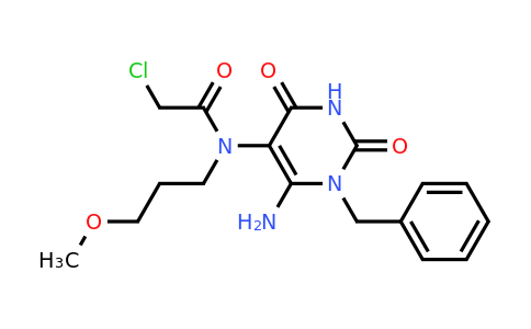 CAS 730950-29-5 | N-(6-amino-1-benzyl-2,4-dioxo-1,2,3,4-tetrahydropyrimidin-5-yl)-2-chloro-N-(3-methoxypropyl)acetamide