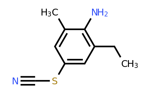 CAS 730950-96-6 | [(4-amino-3-ethyl-5-methylphenyl)sulfanyl]formonitrile