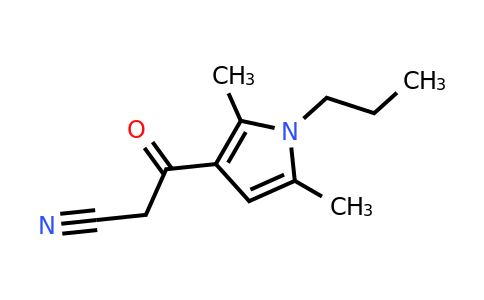 3-(2,5-Dimethyl-1-propyl-1H-pyrrol-3-yl)-3-oxopropanenitrile