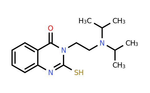 CAS 730951-04-9 | 3-{2-[bis(propan-2-yl)amino]ethyl}-2-sulfanyl-3,4-dihydroquinazolin-4-one