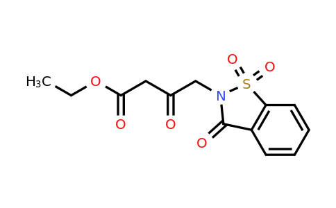 CAS 730951-32-3 | ethyl 3-oxo-4-(1,1,3-trioxo-2,3-dihydro-1lambda6,2-benzothiazol-2-yl)butanoate