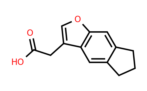 CAS 730951-34-5 | 2-{5H,6H,7H-indeno[5,6-b]furan-3-yl}acetic acid