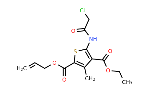 CAS 730951-35-6 | 4-ethyl 2-prop-2-en-1-yl 5-(2-chloroacetamido)-3-methylthiophene-2,4-dicarboxylate