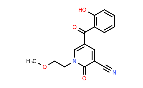 CAS 730951-39-0 | 5-(2-hydroxybenzoyl)-1-(2-methoxyethyl)-2-oxo-1,2-dihydropyridine-3-carbonitrile