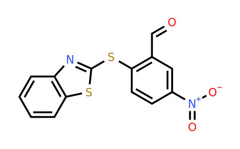 CAS 730951-41-4 | 2-(1,3-benzothiazol-2-ylsulfanyl)-5-nitrobenzaldehyde