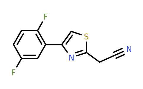 CAS 730951-46-9 | 2-[4-(2,5-difluorophenyl)-1,3-thiazol-2-yl]acetonitrile