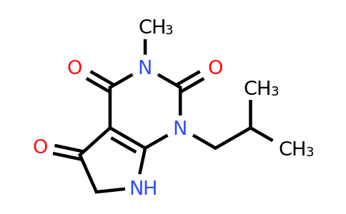 CAS 730957-19-4 | 3-methyl-1-(2-methylpropyl)-1H,2H,3H,4H,5H,6H,7H-pyrrolo[2,3-d]pyrimidine-2,4,5-trione