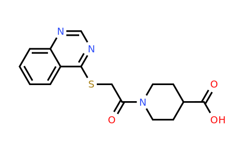 CAS 730965-97-6 | 1-[2-(quinazolin-4-ylsulfanyl)acetyl]piperidine-4-carboxylic acid