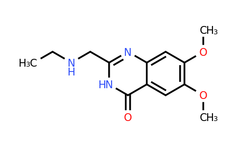 CAS 730976-49-5 | 2-[(Ethylamino)methyl]-6,7-dimethoxy-3,4-dihydroquinazolin-4-one