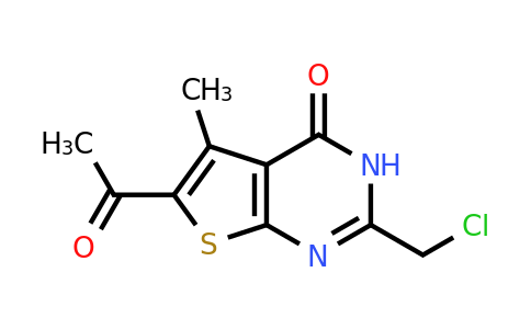 CAS 730976-52-0 | 6-acetyl-2-(chloromethyl)-5-methyl-3H,4H-thieno[2,3-d]pyrimidin-4-one