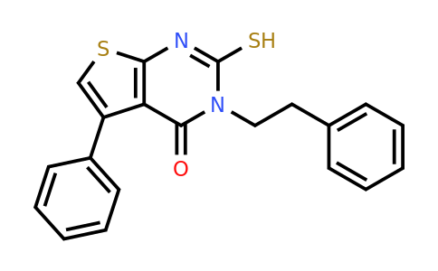 CAS 730976-55-3 | 5-phenyl-3-(2-phenylethyl)-2-sulfanyl-3H,4H-thieno[2,3-d]pyrimidin-4-one