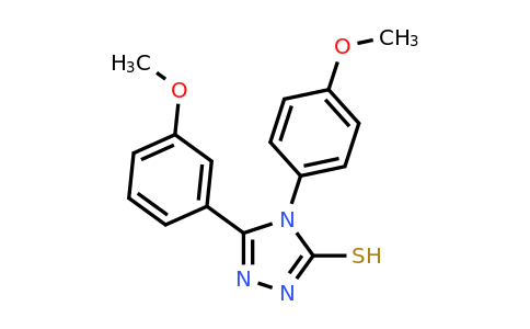 CAS 730976-57-5 | 5-(3-methoxyphenyl)-4-(4-methoxyphenyl)-4H-1,2,4-triazole-3-thiol