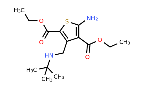CAS 730976-59-7 | 2,4-diethyl 5-amino-3-[(tert-butylamino)methyl]thiophene-2,4-dicarboxylate