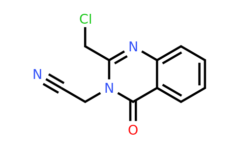 CAS 730992-44-6 | 2-[2-(chloromethyl)-4-oxo-3,4-dihydroquinazolin-3-yl]acetonitrile