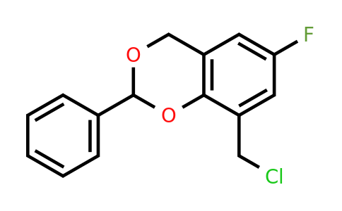 CAS 730992-77-5 | 8-(chloromethyl)-6-fluoro-2-phenyl-2,4-dihydro-1,3-benzodioxine