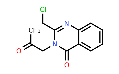 2-(chloromethyl)-3-(2-oxopropyl)-3,4-dihydroquinazolin-4-one