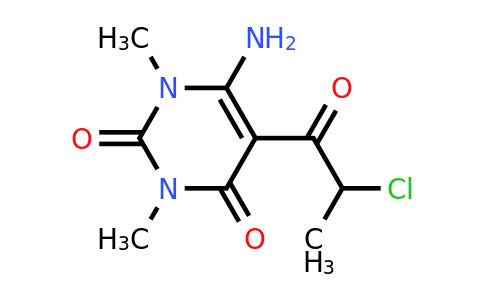 CAS 730997-77-0 | 6-amino-5-(2-chloropropanoyl)-1,3-dimethyl-1,2,3,4-tetrahydropyrimidine-2,4-dione