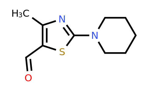 CAS 730997-87-2 | 4-methyl-2-(piperidin-1-yl)-1,3-thiazole-5-carbaldehyde