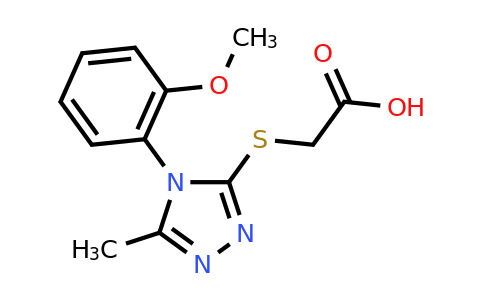 CAS 731001-98-2 | 2-{[4-(2-methoxyphenyl)-5-methyl-4H-1,2,4-triazol-3-yl]sulfanyl}acetic acid