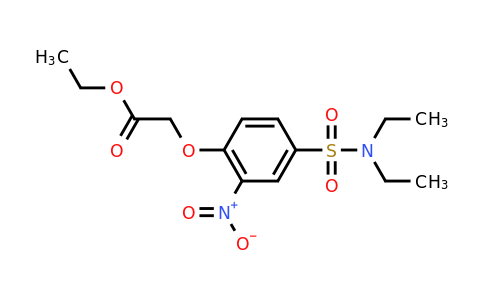 CAS 731002-02-1 | ethyl 2-[4-(diethylsulfamoyl)-2-nitrophenoxy]acetate
