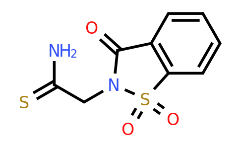 CAS 731002-08-7 | 2-(1,1,3-trioxo-2,3-dihydro-1lambda6,2-benzothiazol-2-yl)ethanethioamide