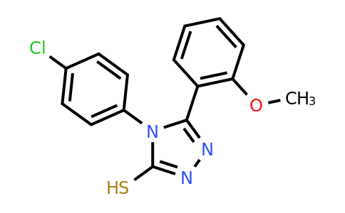CAS 731003-72-8 | 4-(4-chlorophenyl)-5-(2-methoxyphenyl)-4H-1,2,4-triazole-3-thiol