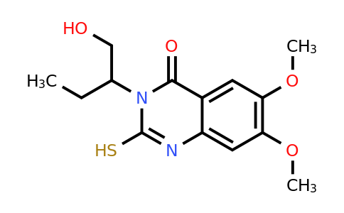 CAS 731003-73-9 | 3-(1-hydroxybutan-2-yl)-6,7-dimethoxy-2-sulfanyl-3,4-dihydroquinazolin-4-one