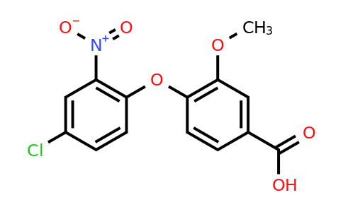 CAS 731003-79-5 | 4-(4-chloro-2-nitrophenoxy)-3-methoxybenzoic acid