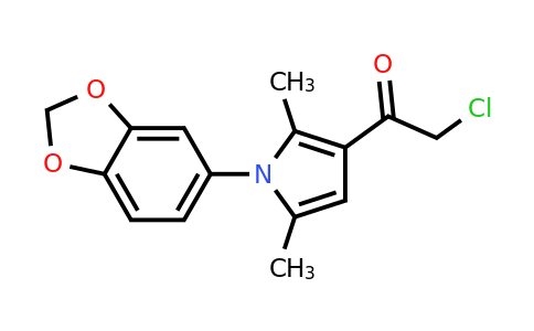 CAS 731003-80-8 | 1-[1-(1,3-dioxaindan-5-yl)-2,5-dimethyl-1H-pyrrol-3-yl]-2-chloroethan-1-one